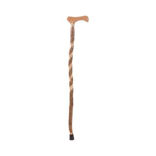 Brazos™ Twisted T-Handle Cane Wood 37 Inch Height Sassafras (1149597_EA)