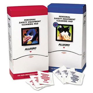Allegro Respirator Cleaning Pads, 5 in x 8 in, White (037-1001)