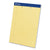 Ampad® Perforated Writing Pads,Wide/Legal Rule, Canary Sheets, 2-Hole Top Punched, 8.5 x 11.75, 50 Sheets, Dozen (AMP20224)