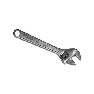 Anchor Brand® Adjustable Wrench, 6 in L, 15/16 in Opening, Chrome Plated (103-01-006)