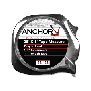 Anchor Brand® Easy to Read Tape Measure, 1/2 in x 12 ft (103-43-113)