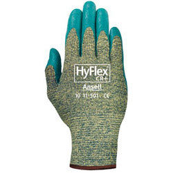 Ansell HyFlex® 11-501 Nitrile Palm Coated Gloves, Size 11, Gray/Blue (012-11-501-11)