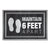 Apache Mills® Message Floor Mats, 24 x 36, Charcoal, "Maintain 6 Feet Apart" (APH3984528772X3)