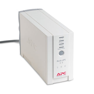 APC® BK500 Back-UPS CS Battery Backup System, 6 Outlets, 500 VA, 480 J (861795)