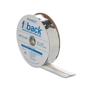 Aquasol Corporation Fiberglass Backing Tape, 2-1/2 in X 41 ft, Silver (047-AFBT-25)
