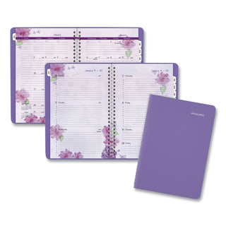 AT-A-GLANCE® Beautiful Day Weekly/Monthly Planner, Block Format, 8.5 x 5.5, Purple Cover, 13-Month (Jan to Jan): 2025 to 2026 (AAG938P200)