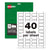 Avery® PermaTrack Tamper-Evident Asset Tag Labels, Laser Printers, 0.75 x 1.5, White, 40/Sheet, 8 Sheets/Pack (AVE60528)