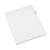 Avery® Preprinted Legal Exhibit Side Tab Index Dividers, Allstate Style, 10-Tab, 7, 11 x 8.5, White, 25/Pack (AVE82205)