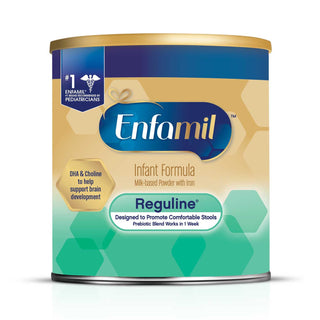 Enfamil® Reguline® Infant Formula Unflavored 12.4 oz. Canister Powder Prebiotic Loose Stool (988752_CS)