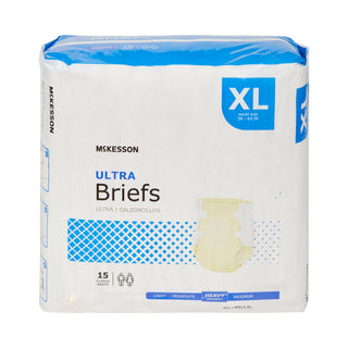 McKesson Ultra Unisex Adult Incontinence Brief X-Large Disposable Heavy Absorbency (800833_CS)