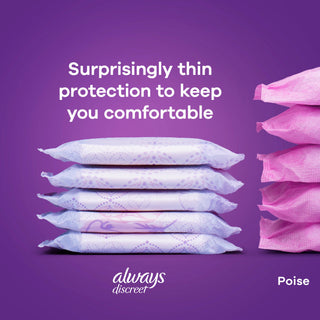Always® Discreet Bladder Control Pad 9.4 Inch Length Light Absorbency Super Absorbent Core Size 3 (928408_PK)