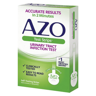 AZO Test Strips® Urinalysis Test Kit Urinary Tract Infection Detection 3 Tests CLIA Waived (1065927_BX)