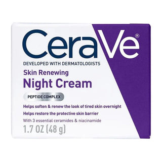 CeraVe® Skin Renewing Night Cream Facial Moisturizer 1.7 oz. Jar Unscented Cream (1253468_EA)