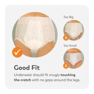 Tranquility® Premium OverNight™ Unisex Adult Absorbent Underwear Pull On with Tear Away Seams Small Disposable Heavy Absorbency (665228_BG)