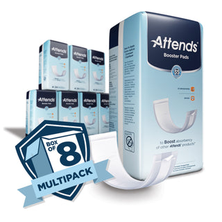 Attends® Booster Pad 3-1/2 X 11 Inch Light Absorbency Polymer Core One Size Fits Most (496076_BG)