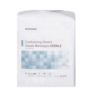 McKesson Conforming Bandage 4 Inch X 4-1/10 Yard Sterile 1 per Pack (999366_CS)
