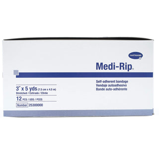 Medi-Rip® Cohesive Bandage 3 Inch X 5 Yard Self-Adherent Closure Tan NonSterile Standard Compression (443867_CS)