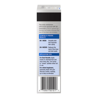 Neutrogena® Rapid Wrinkle Repair® Facial Moisturizer with Sunscreen 1 oz. Pump Bottle Unscented Lotion (1228808_EA)