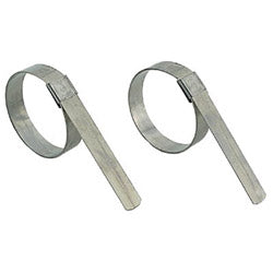 Band-It CP Series Center Punch Clamp, 1 in dia, 5/8 in Wide, 0.025 in Thick, Galvanized Carbon Steel (080-CP0499)