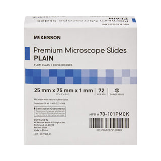 McKesson Microscope Slide 25 X 75 X 1 mm Plain (938360_CS)
