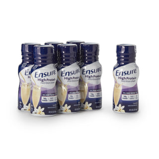 Ensure® High Protein Shake Oral Supplement Vanilla Flavor Liquid 8 oz. Bottle (995521_CS)