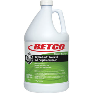 Betco® Natural All Purpose Cleaner, Concentrate Liquid, 128 fl oz (4 quart), Clean ScentBottle, 4/Carton, Green (BET1980400CT)