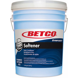 Betco® SYMPLICITY&trade; Fabric Softener, Fresh Scent, 640 Oz - Ready-To-Use Liquid - 640 oz (40 lb) - Fresh Scent - 5 - Blue (BET4827800)