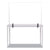 Bi-silque Protector Series Glass Aluminum Desktop Divider, 40.9 x 0.16 x 27.6, Clear (BVCGL34019101)