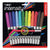 BIC® Intensity Permanent Marker, Fine Bullet Tip, Assorted Colors, 12/Set (BICGPMAP12AST)