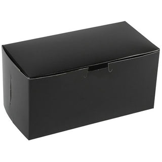 BOXit Black 2 Cupcake Box, 8" x 4" x 4" (350886)