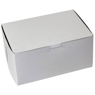 BOXit White Bakery Box, 8" x 5.5" x 4" (350224)