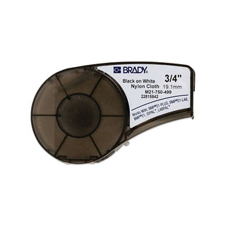 Brady BMP®21 Plus Series B-430 Clear Polyester Component/Panel Label, 16 ft L x 0.75 in W, Black on White (262-110895)