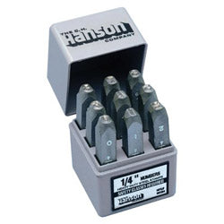 C.H. Hanson Heavy Duty Steel Hand Stamp Sets, 3/8 in, 0 thru 9 (337-21480)