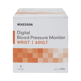 McKesson Brand Home Automatic Digital Blood Pressure Monitor One Size Fits Most Cuff Nylon Cuff Desk Model (854387_EA)