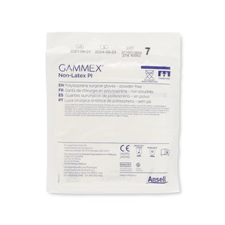 GAMMEX® Non-Latex PI Surgical Glove Size 7 Sterile Polyisoprene Standard Cuff Length Micro-Textured White Chemo Tested (765478_BX)