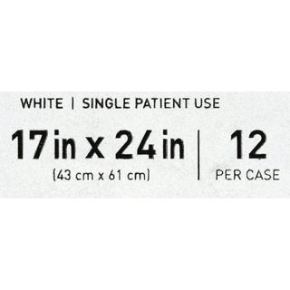 McKesson Bed Pillow 17 X 24 Inch White Single Patient Use (939596_EA)