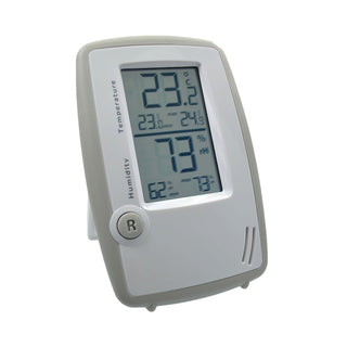 Digital Thermometer / Hygrometer Fahrenheit / Celsius 14° to 158° F (-10° to 70° C) Internal Sensor Flip-out Stand / Hanging Battery Operated (982838_EA)