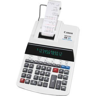 Canon® 12-Digit Calculator, w/Printing, 8-7/8" x 13" x 3", Beige (CNM8707B001AA)