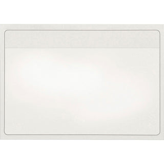 Cardinal® Vinyl Pockets, Self-Adhesive, Index Card, 5-5/16" x 3-5/8", 100/PK, CL (CRD21150)