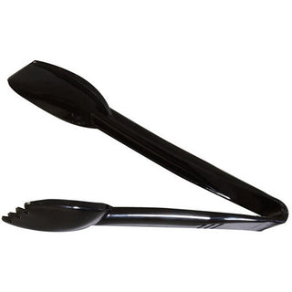 Carlisle Salad Tongs, 9", Black (06-0450)