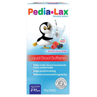 Pedia-Lax® Stool Softener Fruit Punch Flavor Liquid 4 oz. 50 mg / 15 mL Strength Docusate Sodium (738525_EA)