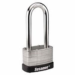 CCL Sesamee Keyless Padlock, 5/16 in Diameter, 2-1/4 in L x 1 in W, Brass (197-437)