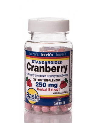 Dietary Supplement Cranberry Extract 250 mg - 30% Strength Capsule 60 per Bottle (995749_BT)