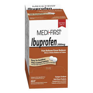 Medi-First® Pain Relief 200 mg Strength Ibuprofen Tablet 250 per Box (688121_BX)