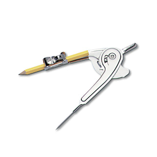 Charles Leonard® Ball Bearing Compass with Traditional Pointed Tip, 12" Maximum Diameter, Metal, Dozen (LEO77360)