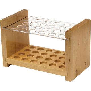 Chenille Kraft Company Wood and Acrylic Brush Holder for 24 Brushes (CKC5148)