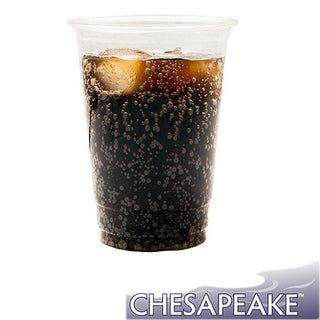Chesapeake 10 Oz Pet Clear Plastic Cold Cup, 20 Sleeves of 50 Cups (PET10)