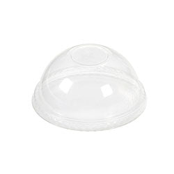 Chesapeake Dome Lid No Hole for 9 oz. PET Cold Cups (DL9PETNH)
