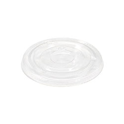 Chesapeake Flat Lid No Hole for 12-24 oz. PET Cold Cups (FL12PETNH)