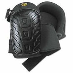 CLC Custom Leather Craft Professional Tread-Pattern Kneepads, Slide Buckle, Black (201-345)